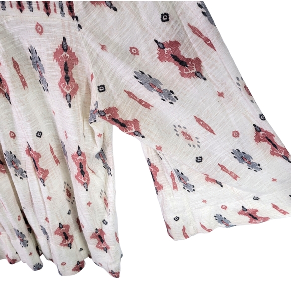 Lucky Brand | Tribal Aztec Pattern Blouse | Size Large - Picture 6 of 9